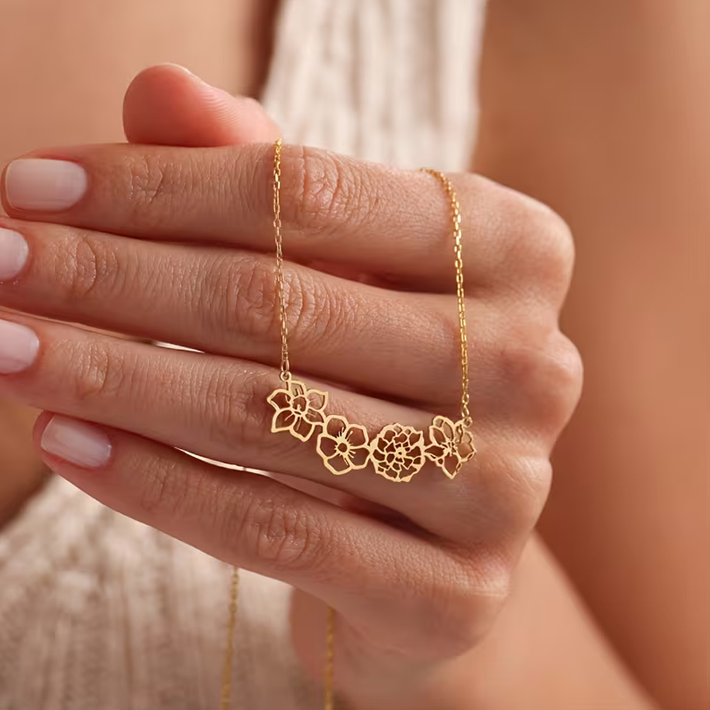 Collana Personalizzata con Fio - Birth Flower Necklace recensione e prezzo