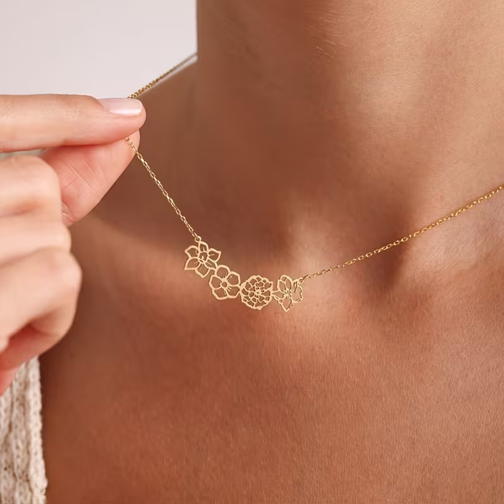 Collana Personalizzata con Fio - Birth Flower Necklace recensione e prezzo