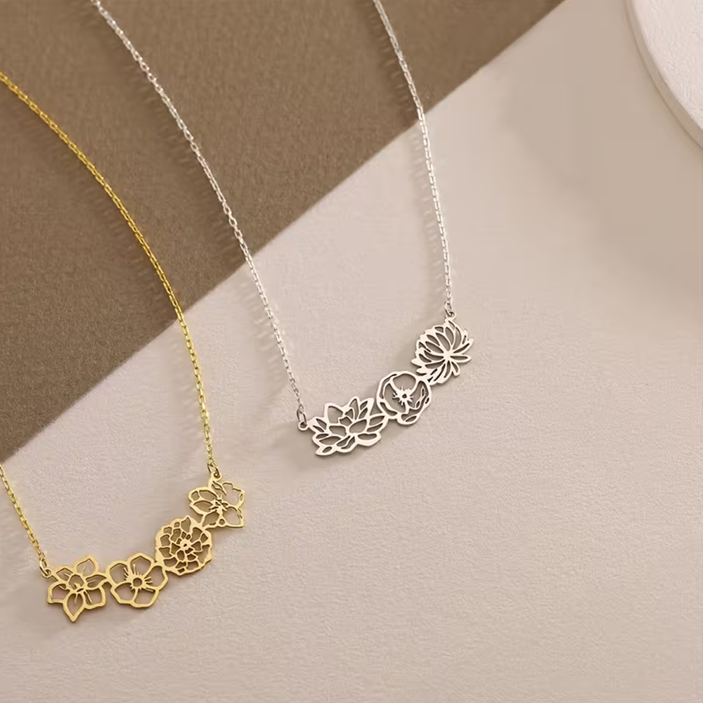 Collana Personalizzata con Fio - Birth Flower Necklace recensione e prezzo